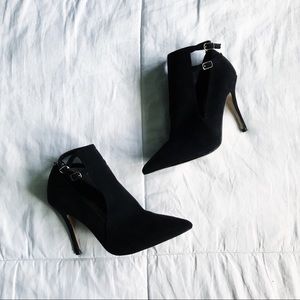 Cut-out Suede Booties | 4" heels ✨